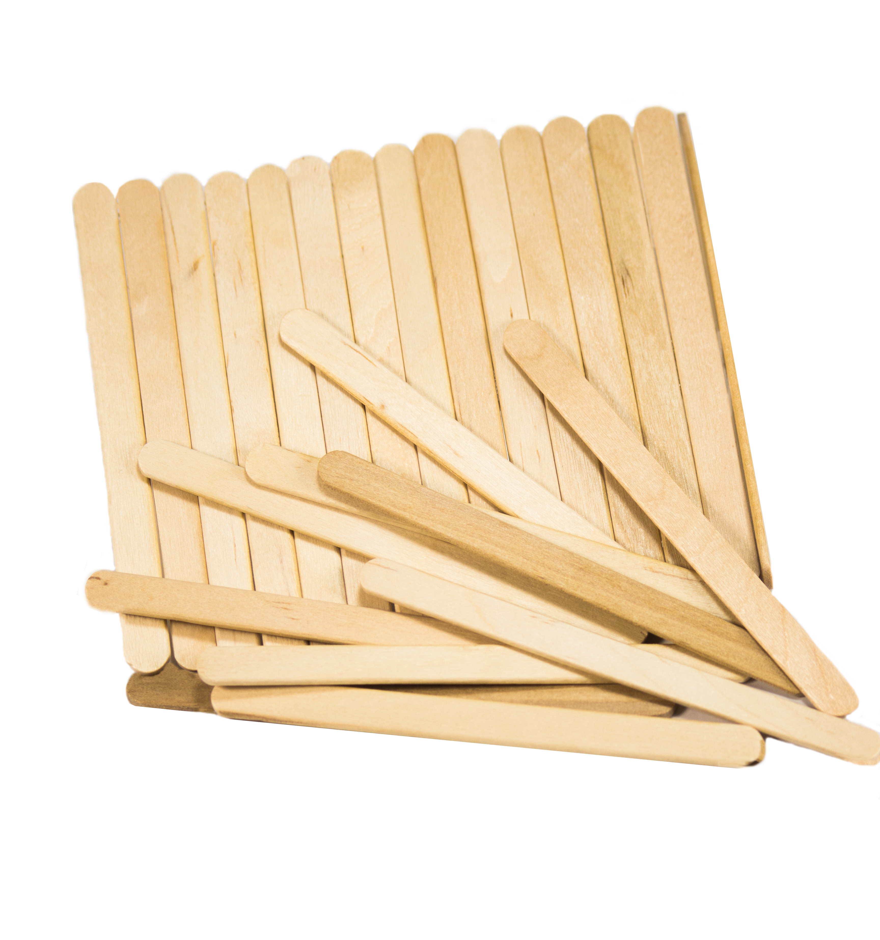 4 1/2" Banded Ice Cream Sticks Case of 200/ 50ct bands= 10,000ct (Item# ASO910BA)