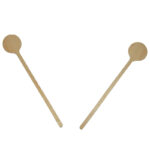 6" Wooden Cocktail/Coffee Stirrers with Rounded Head 100ct ( Item# Cocktail 6-Round)