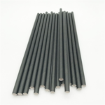 7.75 Wrapped Paper Straw Black-Pack of 5000 Straws