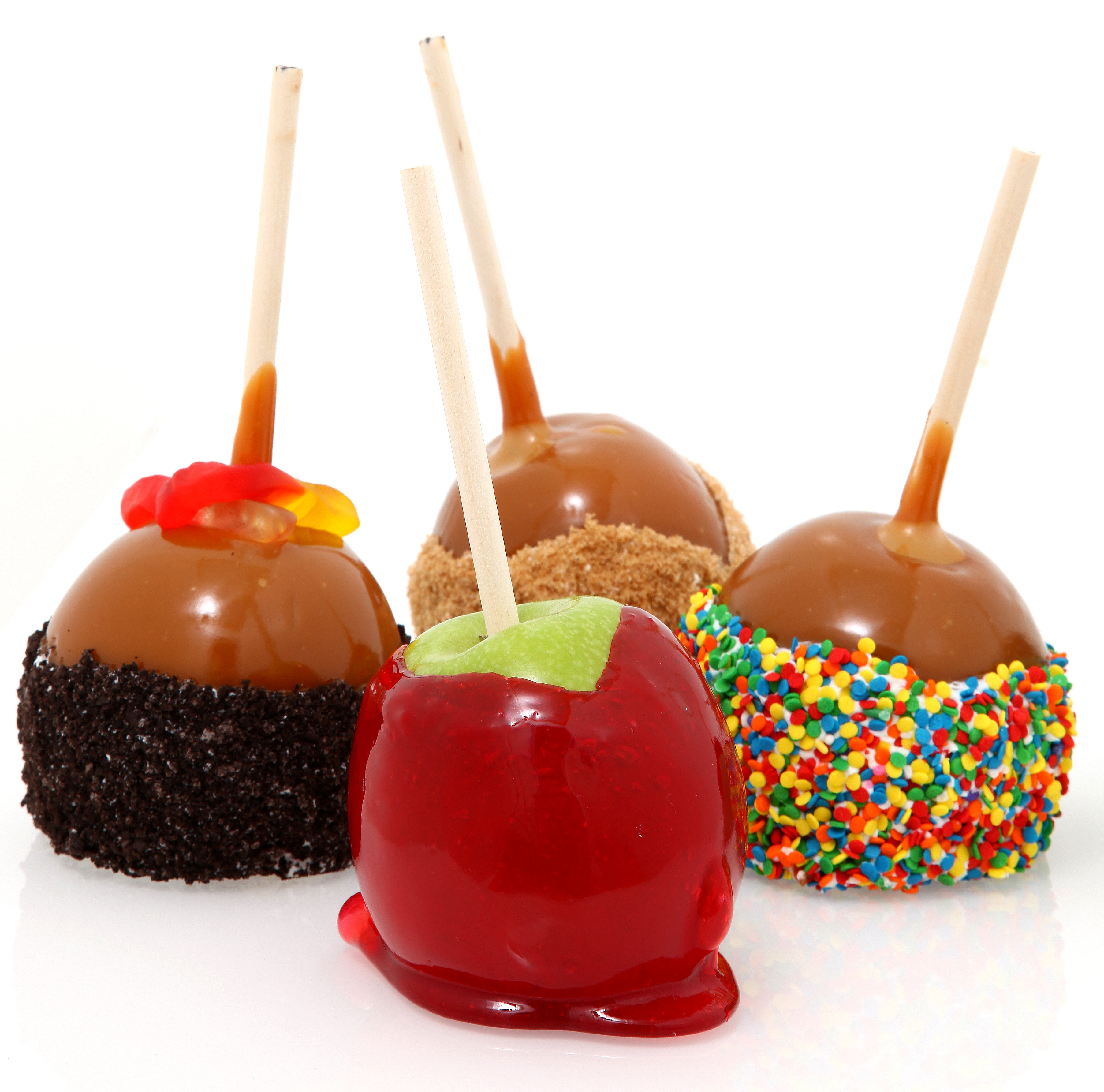 5 1/2" X 1/4" Semi Pointed Candy Apple Sticks Case of 5 boxes/1,000ct = 5,000ct (Item# CDS55SP)