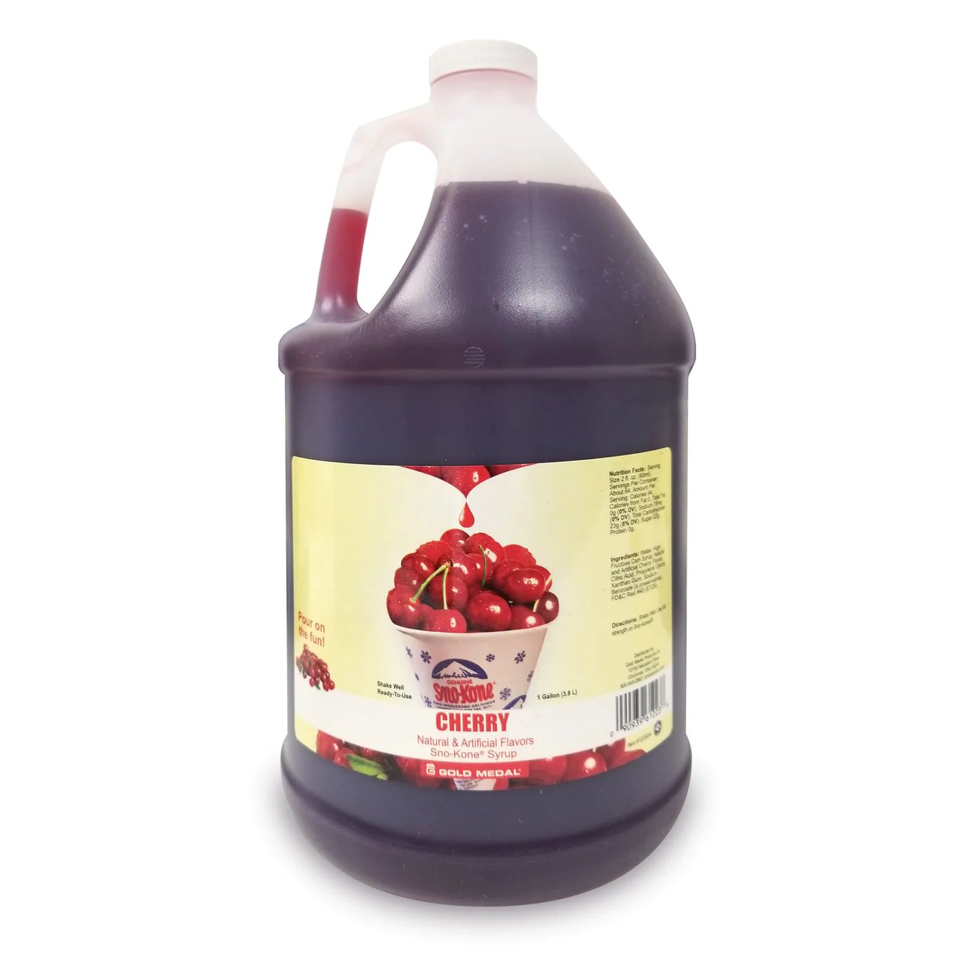 Cherry Snow Cone Syrup -1 Gallon