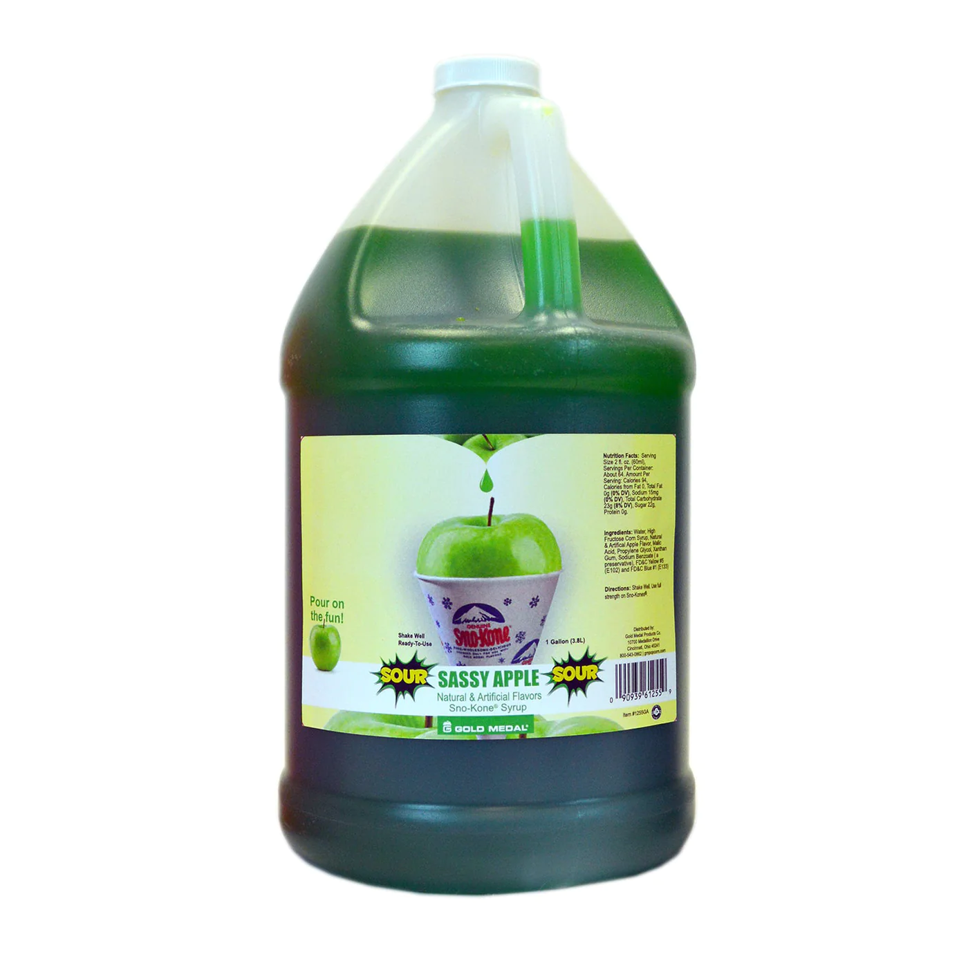 Sour Apple Snow Cone Syrup -1 Gallon
