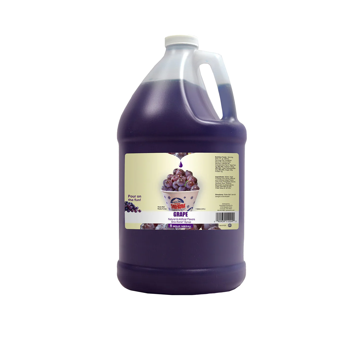 Grape Snow Cone Syrup -1 Gallon