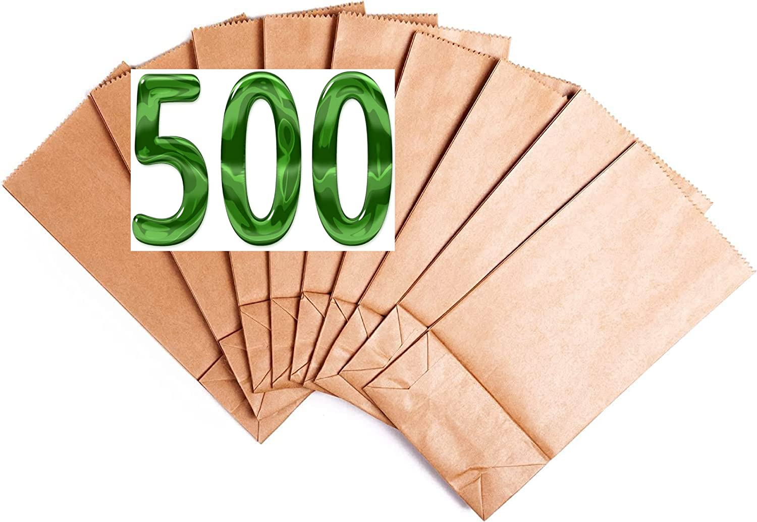 4# Brown Bags- Case of 500 Bags